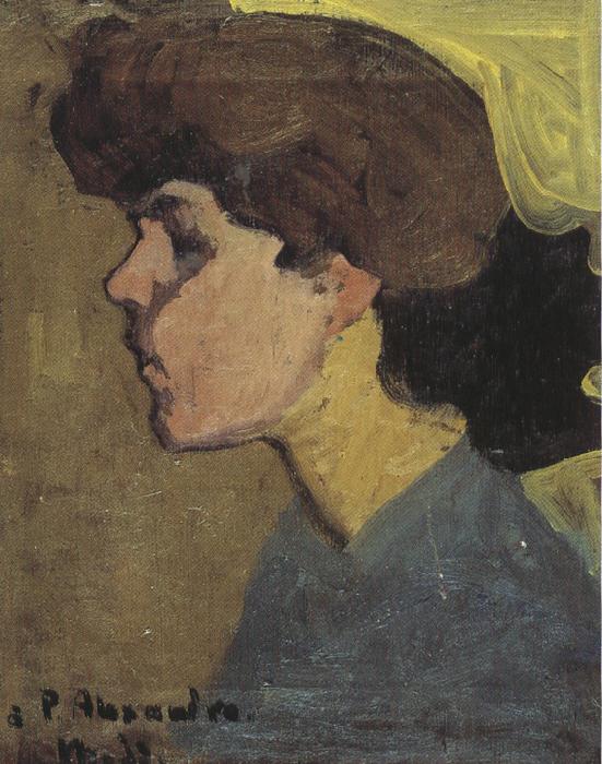 Amedeo Modigliani Head of a Woman in Profile (mk39)